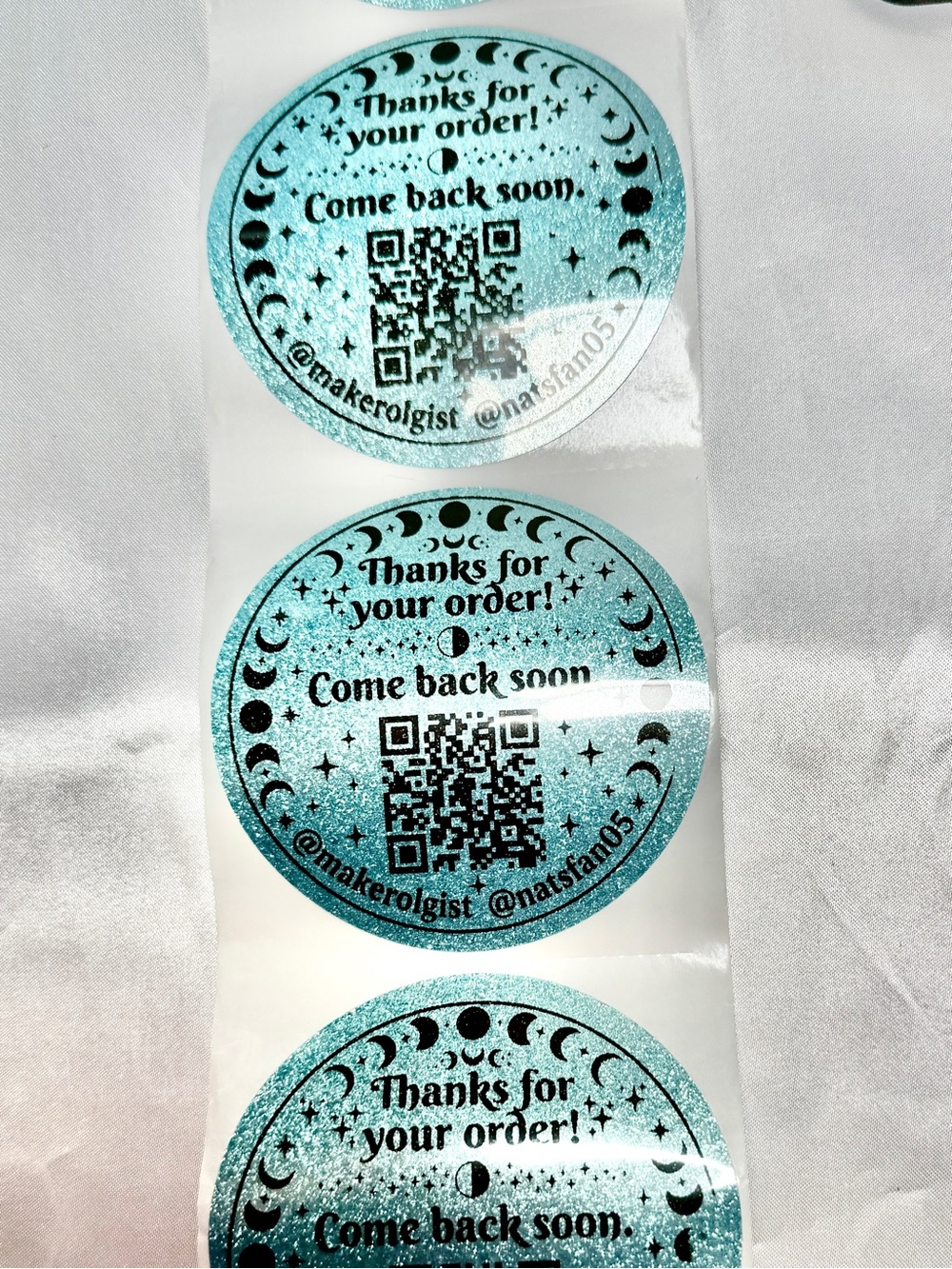 ✨ CUSTOM DESIGNED THERMAL PACKAGING STICKERS ✨ - Picture 4 of 11